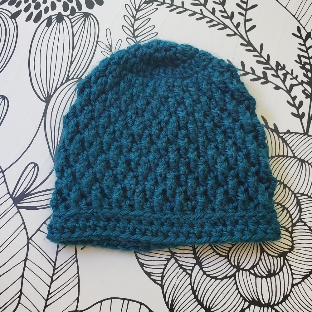 Handmade infant beanie
